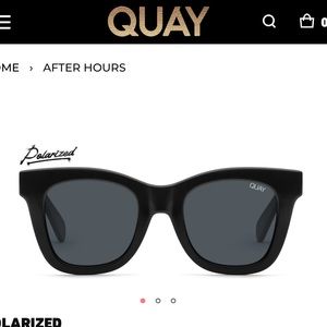 QUAY | After Hours Polarized Sunnies (Black)